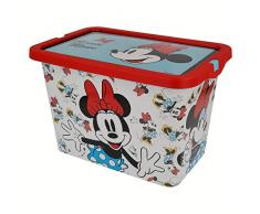 Minnie Mouse – Boîte de Rangement Click 7L Vintage , Couleur (Stor st-02804)