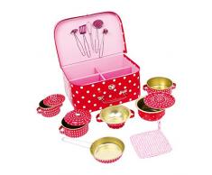 Small foot company - 2020978 - Jeu Dimitation - Cuisine - Valise De Pique-Nique À Pois