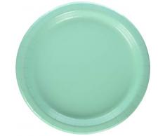Creative Convertting 8C324478 Assiette 22 cm Vert Menthe