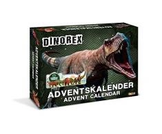 CRAZE- lavent Premium Dinosaur Calendrier de Lavent DINOREX Jouer Dinosaure Dino Figures Surprise de Noël pour Les Enfants 13823, coloré