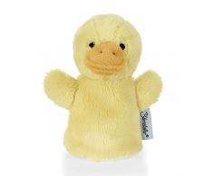 Sterntaler Marionnette à Doigts Canard Edda Baby, 11 x 9 x 5 cm, Jaune/Orange