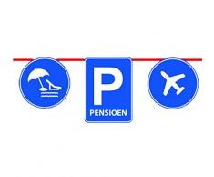 Folat-63454 Guirlande, 63454, Bleu, Blanc