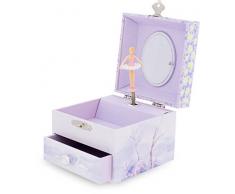 Ulysse- Coffre Musical Lac des Cygnes Carre, 9526