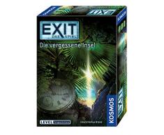 Kosmos Jeux Giochi Uniti – Exit : Lîle oubliée – Jeu de Table, Multicolore Version Allemande
