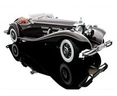 Bauer - Hbs018h - Véhicule Miniature - Modèle À Léchelle - Mercedes 500k Spezialroadster - Echelle 1/12
