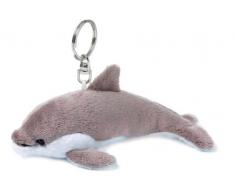 Wwf - 15205037 - Peluche - Porte Clé Dauphin - 10 cm - Gris