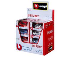 BBurago Maisto France - 30074 - Véhicule miniature - Street Fire Emergency - Échelle 1/43 - Modèle aléatoire