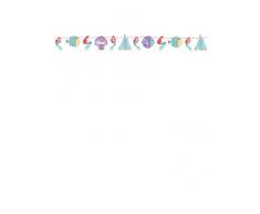 Procos guirlande décoration Met En Papier 2 mt Ariel Under The Sea, multicolore, 5pr89058