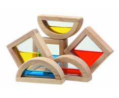 PlanToys - PT5523 - Jouet en bois - Jeu déveil - Blocs à Eau