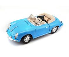 Bburago - 12025Bl - Véhicule Miniature - Modèle À LÉchelle - Porsche 356 B Cabriolet - 1961 - Echelle 1/18 Coloris aléatoire