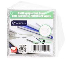 Interdruk Kospap5 Bloc Mémo 85 x 85 x 50 mm, Blanc - Version Anglaise