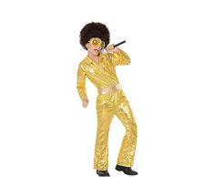 Atosa - déguisement disco couleur Doré, 3 à 4 ans (56904)