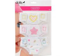 Dolls World Couche en Tissu pour poupées