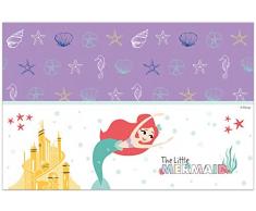 Procos- Nappe Plastique 120 x 180 cm Ariel Under The Sea, Multicolore, 5PR89055