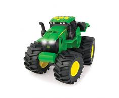 TOMY John Deere - 46656 - Tracteur Son et Lumière Monster Treads - Jouet Tracteur - Véhicule Préscolaire