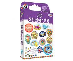 Galt Toys-3D Sticker Kit dautocollants 3D, 1005224, Multicolore