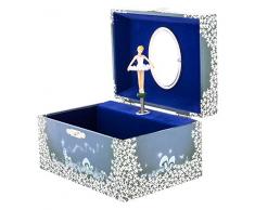 Ulysse- Coffre à Bijoux Musical Ballerine-Mélodie Le lac des cygnes, 9521