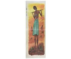 Renkalik Renkalikqsipo021p 25 x 70 cm Uomo Africano Imprimé Soie Papier Poster Planche (10 pièces)