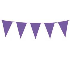 Boland Guirlande de fanions 45x30 cm Aubergine
