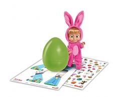 Simba - 109301025 - Masha et Michka - Poupée Oeuf et Lapin - + Accessoires - 12 Cm