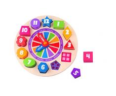 Andreu Toys Tk15126 Craft Trikes Lumineux dans lobscurité Horloge Puzzle, 22 x 3 cm