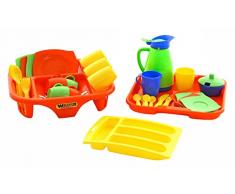 Polesie Wader Ensemble de Service avec Plateau (34 pièces)