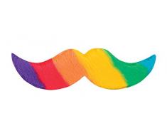 Boland 01815 - Moustache autocollants arc-en-ciel