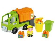 Écoiffier- Camion Poubelle Abrick – Jeu de Construction pour Enfants – Dès 18 Mois – Fabriqué en France, 3350