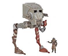 Star Wars – Edition Collector – Figurine Vintage et véhicule AT-ST Raider - 9,5 cm