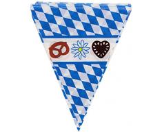 amscan - 400273 - Guirlande Fanions Fête de La Bière - 400 x 26 cm