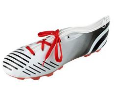 Idena 20082 Trousse décolier en Forme de Chaussure avec Lacets Idéal pour lécole, luniversité et Le Bureau Env. 23 x 7,5 x 8 cm, Noir/Blanc, Multicolore