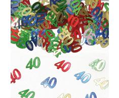 Folat Confettis de Table Motif Nombre