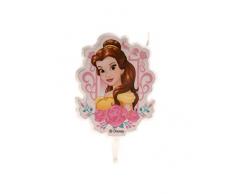 Dekora 346002 Bella Disney Bougie danniversaire 2D Jaune