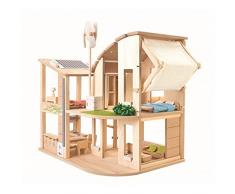 PlanToys - PT7156 - Jouet en bois - Maison Ecologique Meublée
