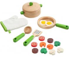 Voila - S032n(8) - Jeu Dimitation - Nettoyage Et Ménage - Dinette en Bois