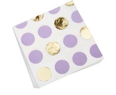Neviti- Serviettes de table en papier, 772393, Lilas
