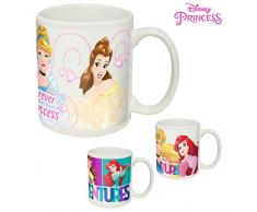 Disney- Princess Tasse en Céramique 3 Modèles Assorties, WD19548