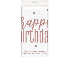 Unique Party 84894 Nappe Or Rose