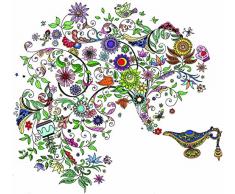 GMMH Peinture par numéro Housse de Coussin Set Complet Toile selbstgestalteter Housse de Coussin (1)