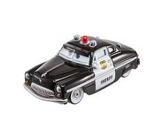 Disney Pixar Cars Radiator Springs Petite Voiture Noire Sheriff, Jouet pour Enfant, Flm15