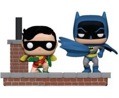 Funko- Figurines Pop Vinyl: Comic Moment 80th: Look Batman and Robin (1964) Collectible Figure, 37256, Multi