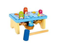 Small Foot Company - 5807 - Banc À Marteler - Tape Sur L Oiseau