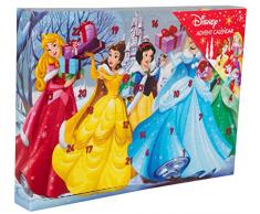 Sambro DSP14-6722 Calendrier de lAvent Disney Princess avec Papeterie, Petits Jouets et Autocollants pour Enfants à partir de 3 Ans Multicolore