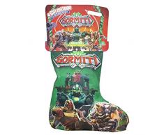 Giochi Preziosi CA401000 Chaussette de Noël avec Surprises Motif Gormiti Multicolore