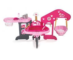 Smoby - 220318 - Baby Nurse - Maison des Bébés - Transportable et Pliable - 3 Espaces de Jeu - + 13 Accessoires Inclus