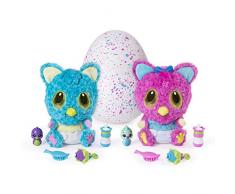 Hatchimals - 6044072 - Peluche Interactive Surprise - Jeu Enfant - Hatchibabies Cheetree - Version Anglaise