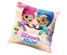 Shimmer & Shine Shimmer et Shine Sh17002 40 cm x 40 cm Double Face Coussin