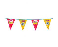 Boland BOL44501 Guirlande de fanions hippie 6 m
