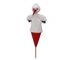 Moravská ústredna 12364 Une Cigogne 36 cm, Pop marionnettes, Multicolore