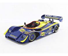 Tecnomodel Mythos- Voiture Miniature de Collection, TM18134A, Bleu/Jaune